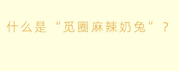 什么是“觅圈麻辣奶兔”？
