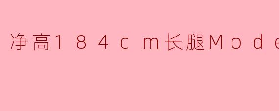 净高184cm长腿Model